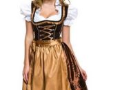 Dirndl gold braun