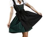 Dirndl schwarz gruen dunkel